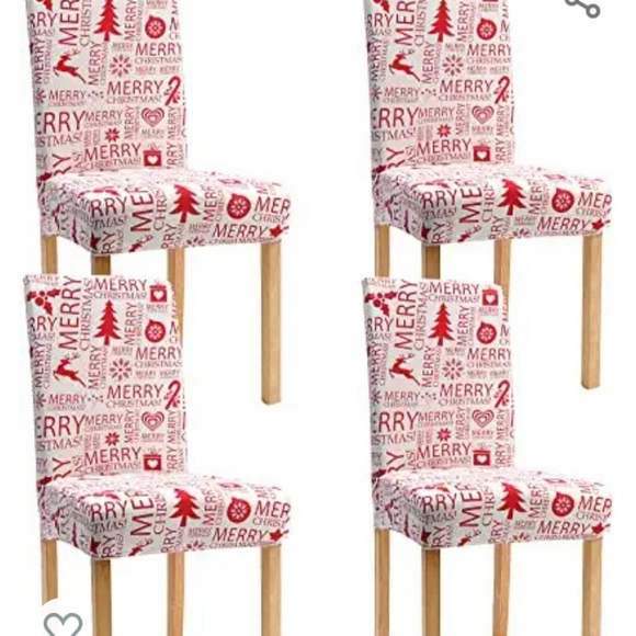 Other - New Set of 4 Holiday Chair Covers